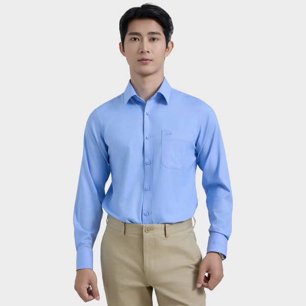  Áo sơ mi nam dài tay BELLUNI vải sợi sồi thoải mái thanh lịch - ABD.PML.BE 236 