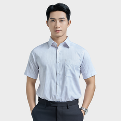  Áo sơ mi nam ngắn tay cao cấp BELLUNI vải sợi tre - ABN.BPS.BE 334 