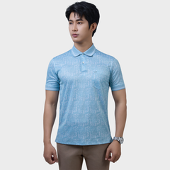  Áo Polo Nam Vải Sợi Tre Bo Cổ Dệt Sọc Thoáng Khí  – AT.BP.BE 118 