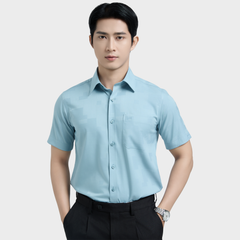  Áo sơ mi nam ngắn tay cao cấp BELLUNI - ABN.MMS.BE 314 
