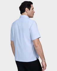  Áo Sơ Mi Nam Tay Ngắn Vải Sợi Sồi Caro Xanh Đỏ Co Giãn Cá Tính – ABN.PMS.BE.377 