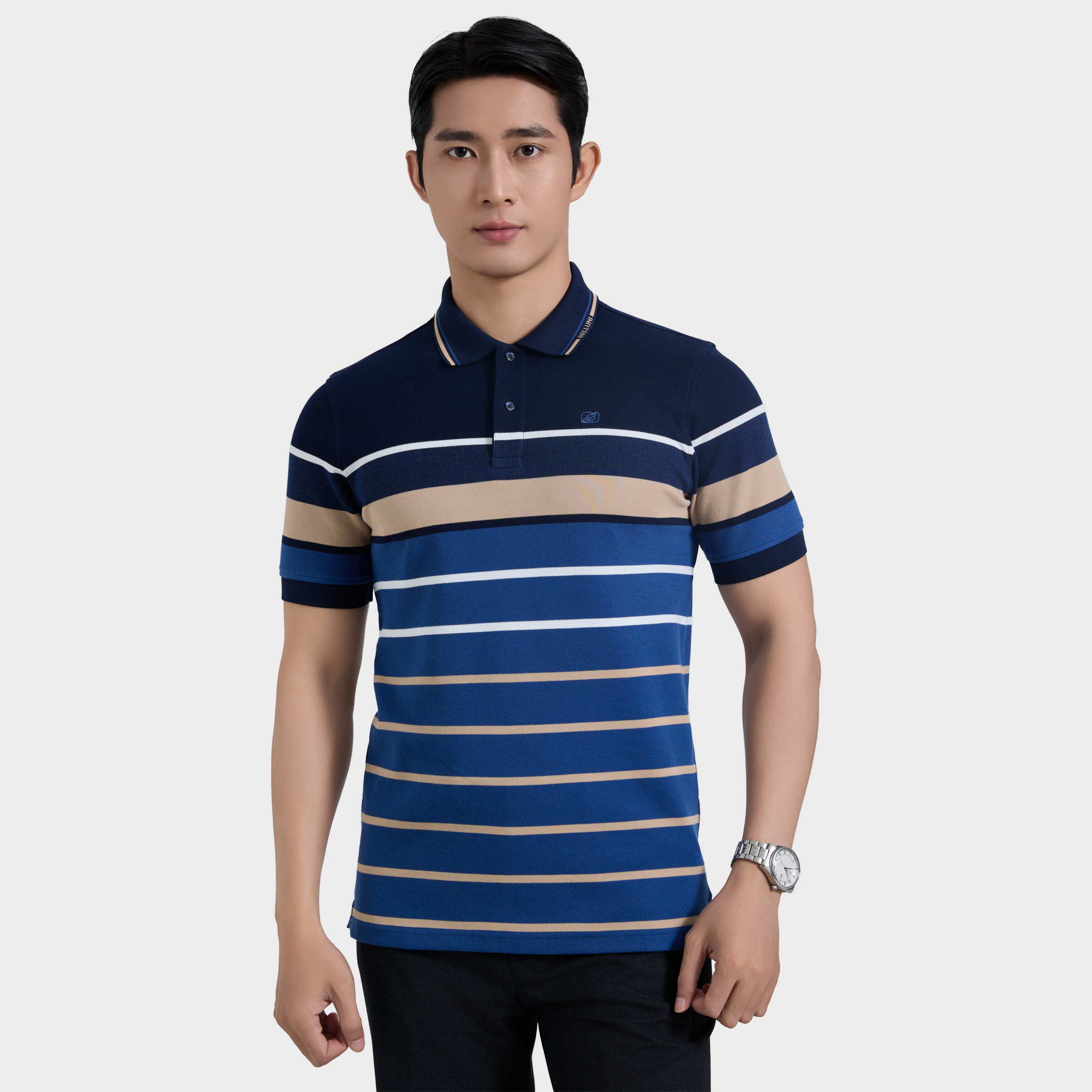  Áo thun nam Polo BELLUNI sợi tổng hợp cao cấp - AT.CP.BE 109 