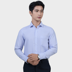  Áo Sơ Mi Nam Dài Tay - Sơ Mi Nam Cao Cấp Belluni Họa Tiết Caro, Thoáng Khí, Mềm Mịn ABD.PM.BE 241 