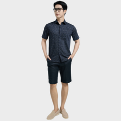  Áo sơ mi nam ngắn tay cao cấp BELLUNI vải sợi tre - ABN.BPS.BE 326 