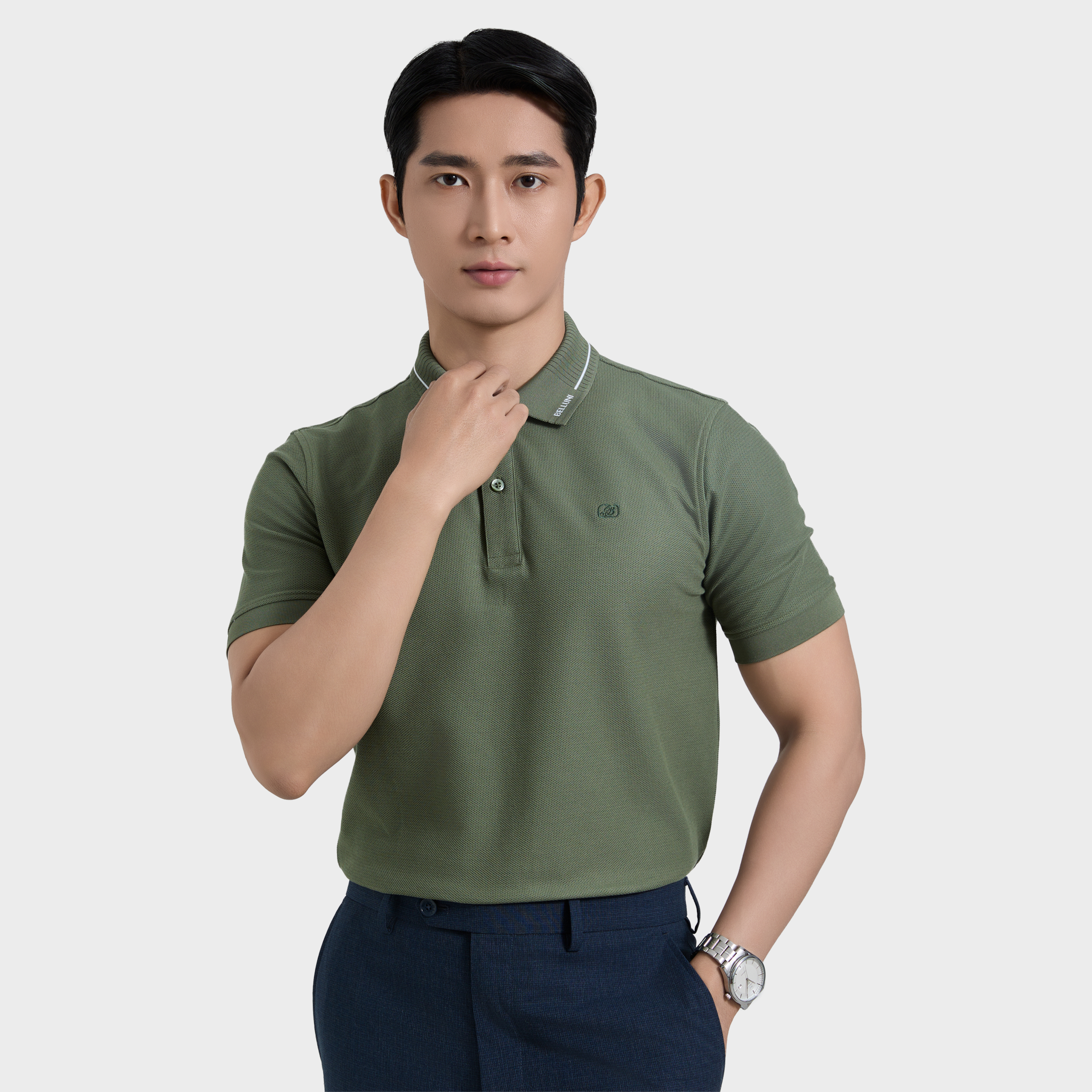  Áo thun nam Polo BELLUNI sợi tổng hợp cao cấp - AT.CP.BE 110 