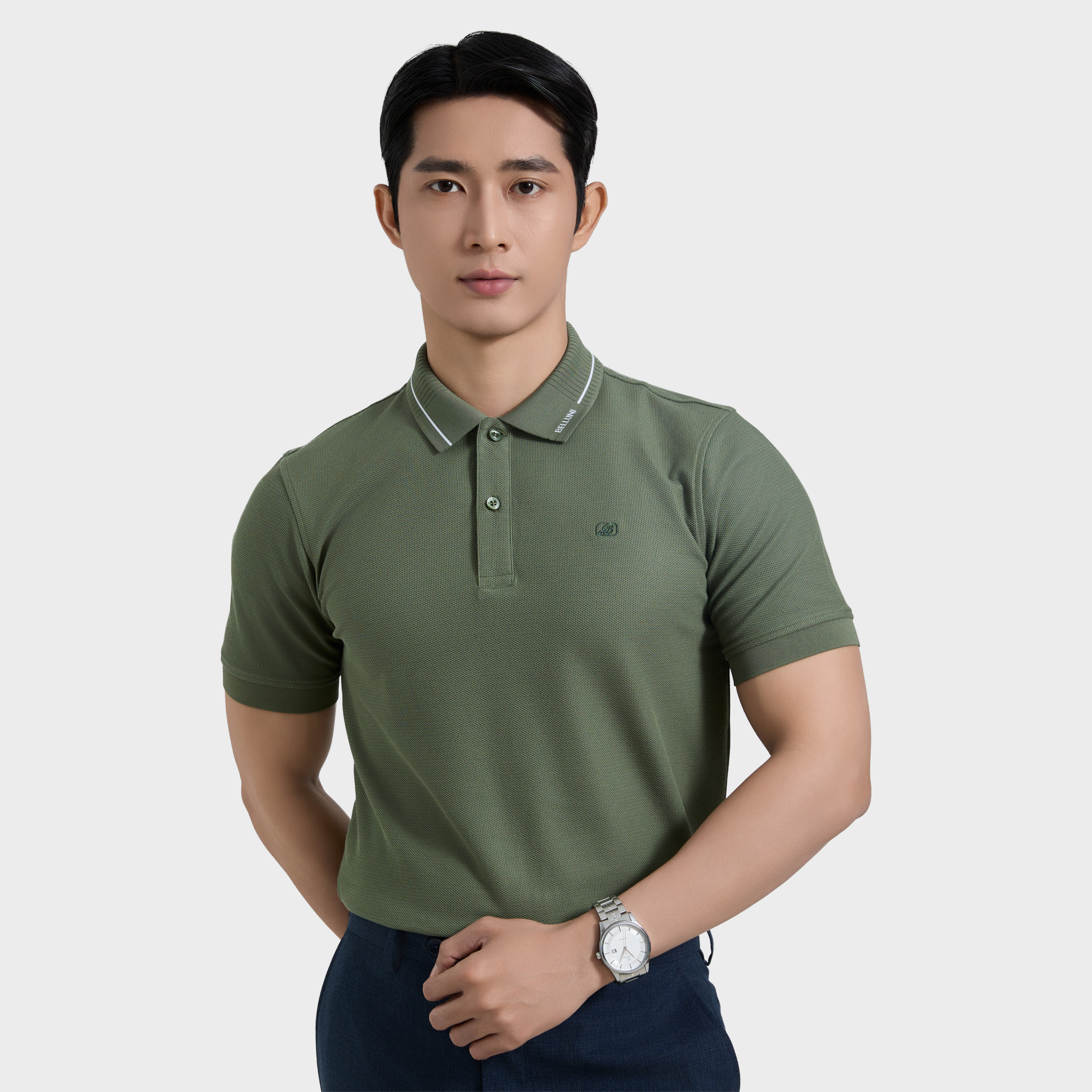  Áo thun nam Polo BELLUNI sợi tổng hợp cao cấp - AT.CP.BE 110 