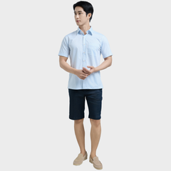  Áo sơ mi nam ngắn tay cao cấp BELLUNI vải sợi tre - ABN.BPS.BE 328 