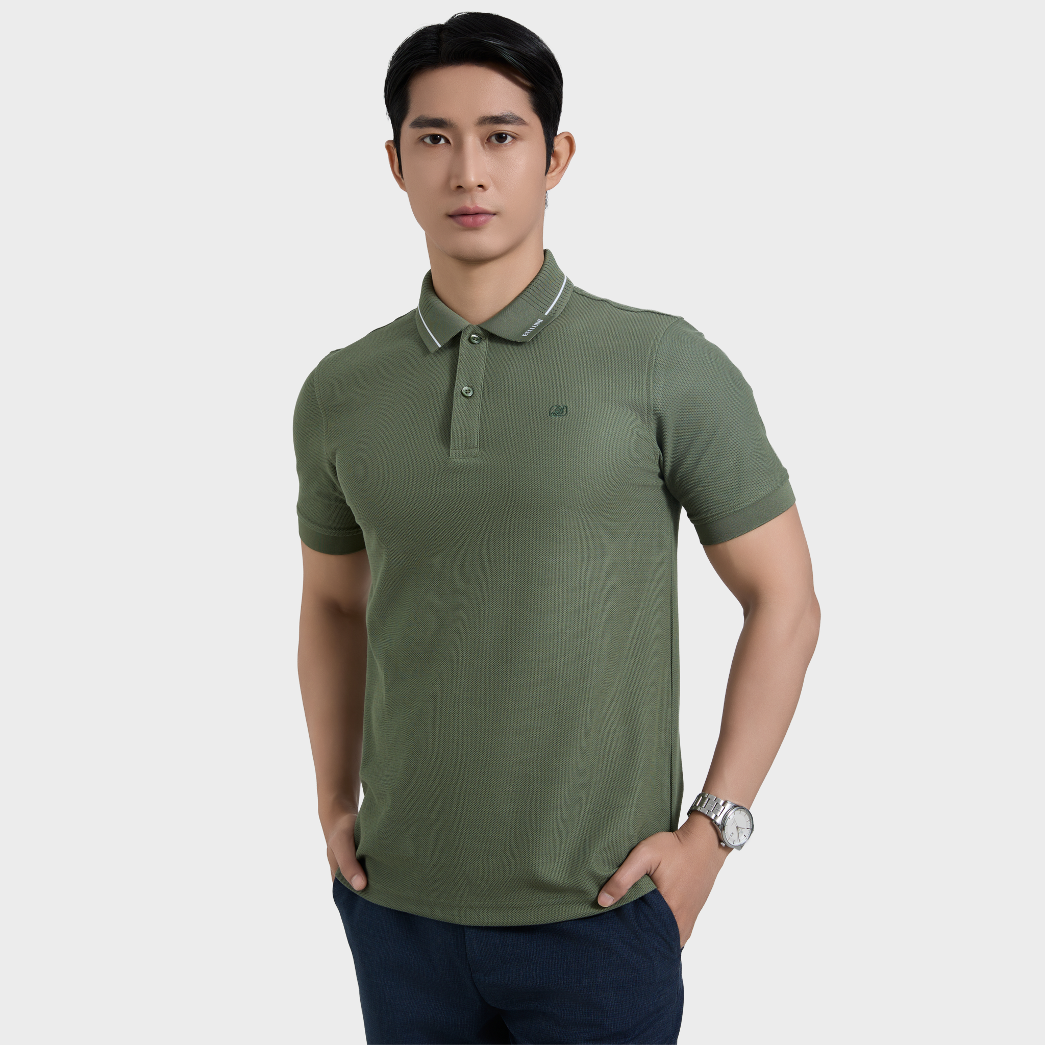  Áo thun nam Polo BELLUNI sợi tổng hợp cao cấp - AT.CP.BE 113 