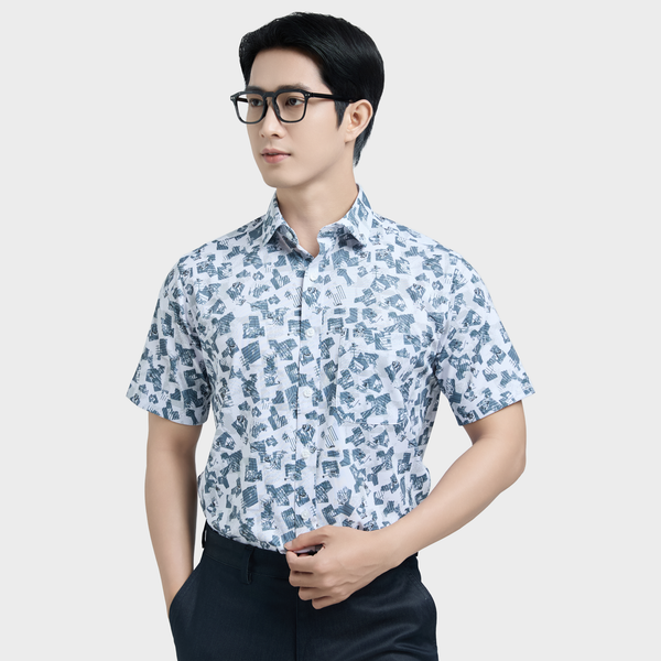  Áo sơ mi KNIT (sơ mi thun) ngắn tay BELLUNI - ABN.PS.BE 324 