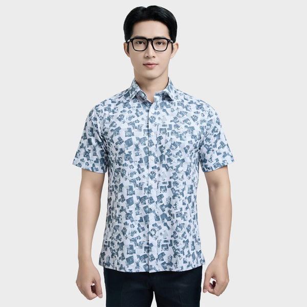  Áo sơ mi KNIT (sơ mi thun) ngắn tay BELLUNI - ABN.PS.BE 324 