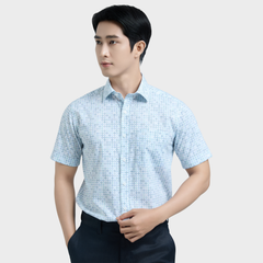  Áo sơ mi nam ngắn tay cao cấp BELLUNI vải sợi tre - ABN.BPS.BE 325 
