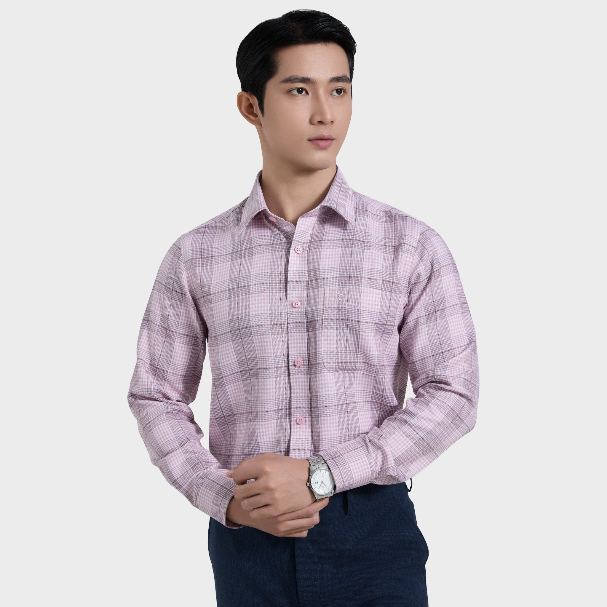  Áo sơ mi nam dài tay cao cấp BELLUNI vải sợi tre  ABD.BP.BE 234 