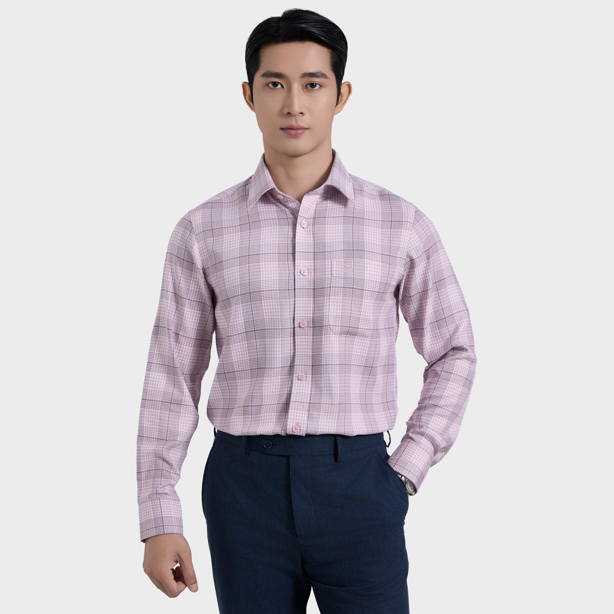  Áo sơ mi nam dài tay cao cấp BELLUNI vải sợi tre  ABD.BP.BE 234 