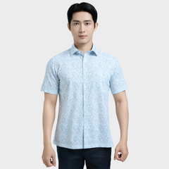 Áo sơ mi nam ngắn tay cao cấp BELLUNI vải sợi tre - ABN.BPS.BE 325 