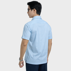  Áo sơ mi nam ngắn tay BELLUNI vải sợi sồi cao cấp - ABN.PMS.BE 337 