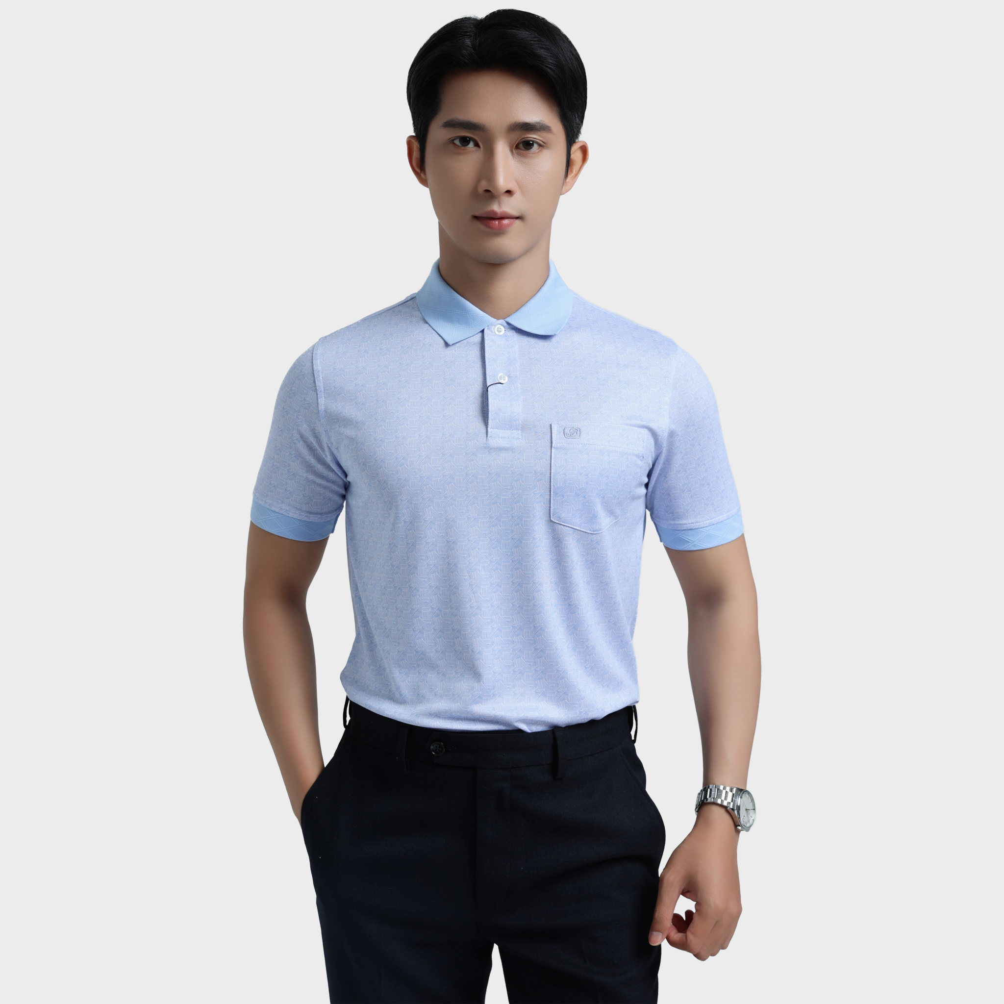  Áo thun nam Polo BELLUNI vải sợi tre cao cấp - AT.BP.BE 104 