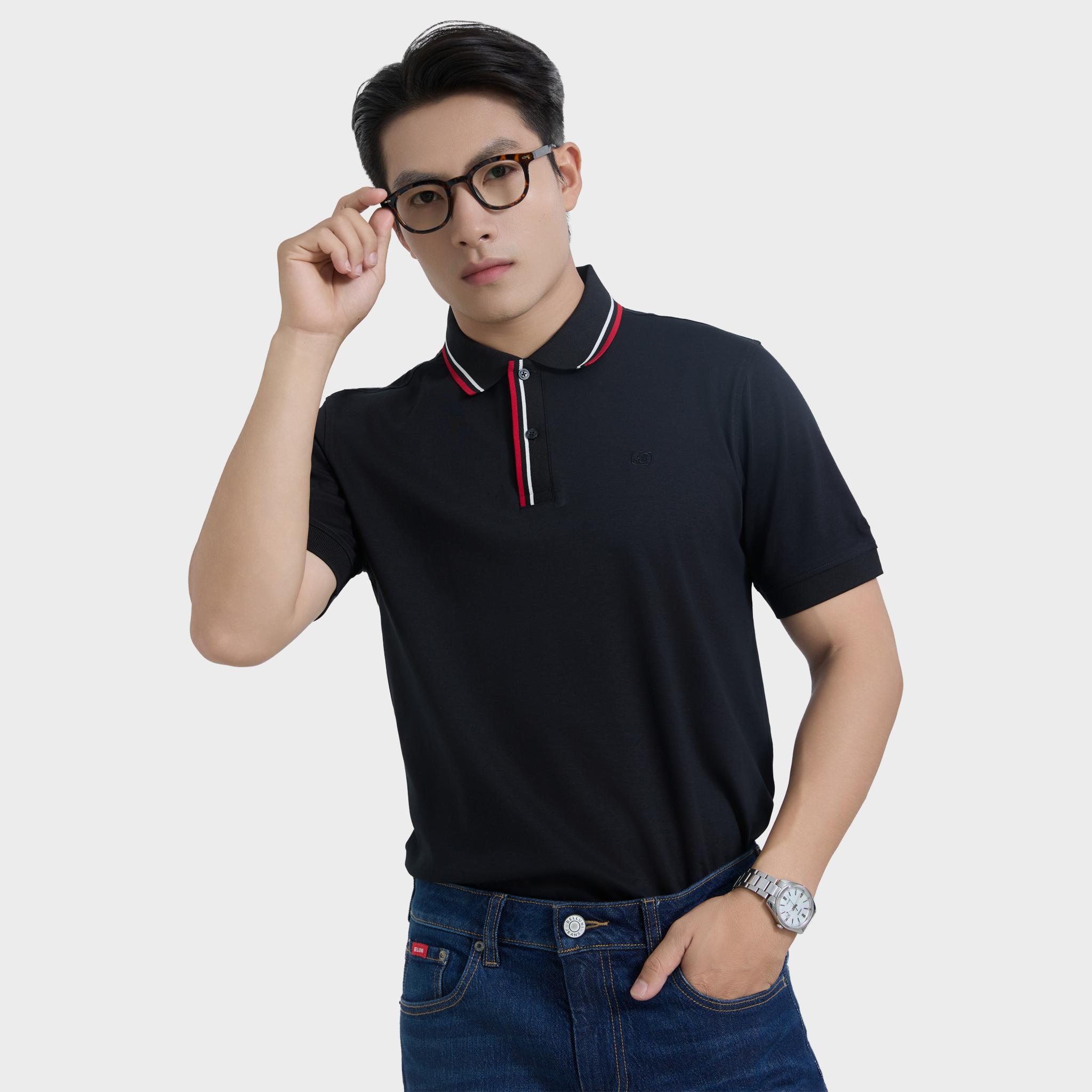  Áo Polo Nam Cotton Interlock – Trẻ Trung, Năng Động- AT.CM.BE 114 