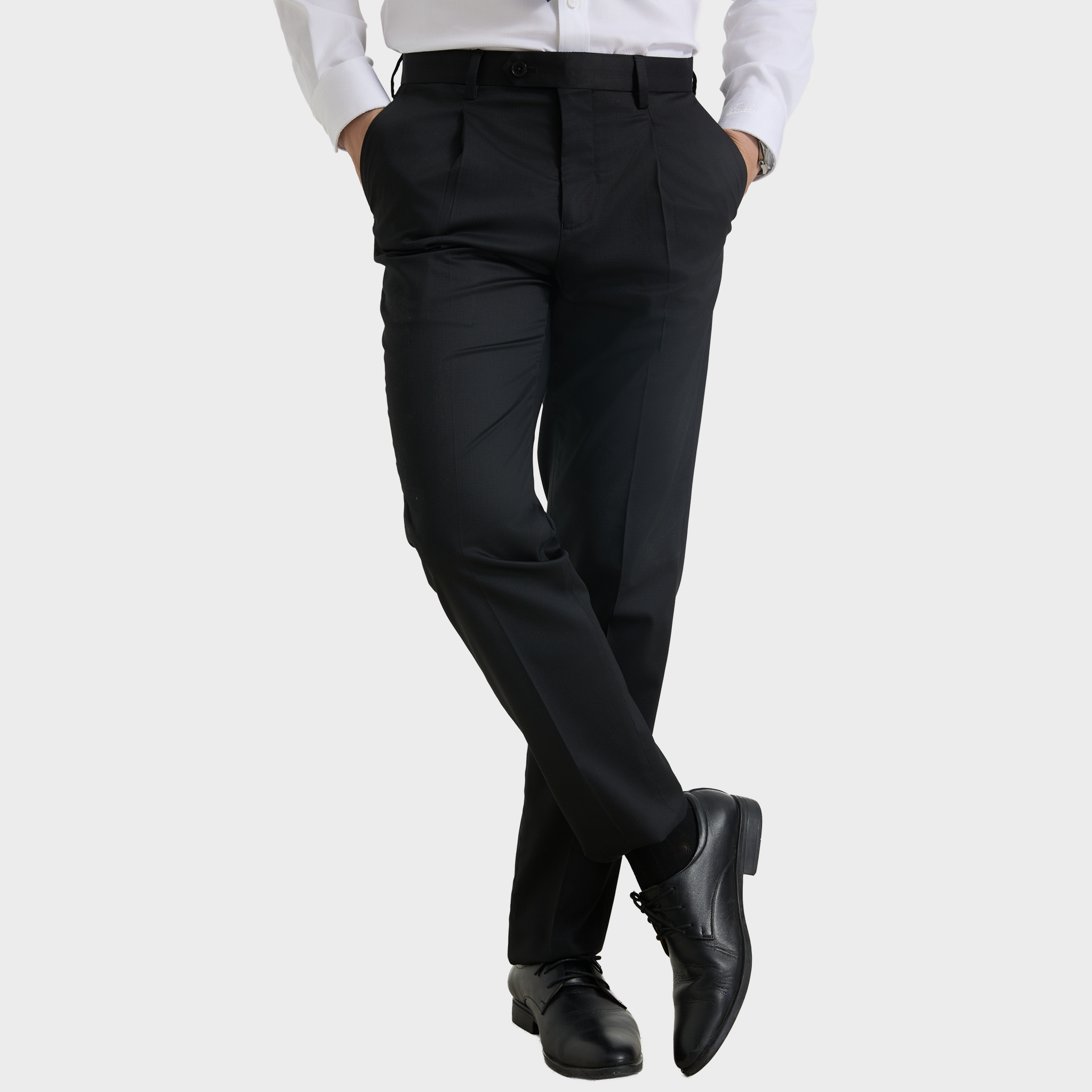  Quần tây có li nam công sở cao cấp Belluni vải sợi tre - QT1.BPS.BE 103 