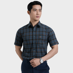  Áo sơ mi nam ngắn tay cao cấp BELLUNI vải sợi tre - ABN.BPS.BE 352 