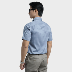  Áo sơ mi nam ngắn tay BELLUNI vải sợi sồi cao cấp - ABN.PMS.BE 336 