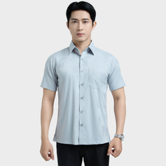  Áo sơ mi nam ngắn tay cao cấp BELLUNI - ABN.MMS.BE 314 