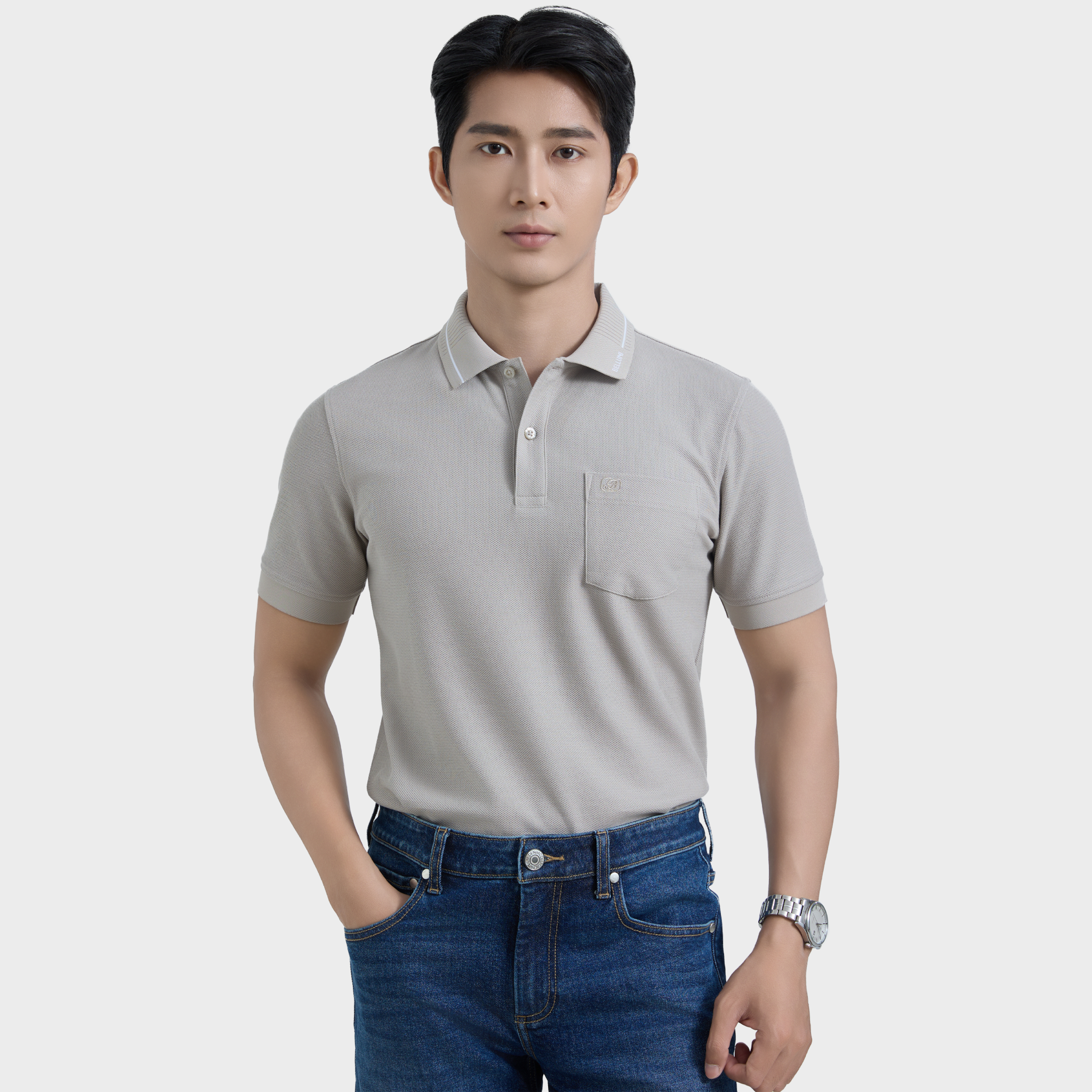  Áo thun nam Polo BELLUNI sợi tổng hợp cao cấp - AT.CP.BE 112 