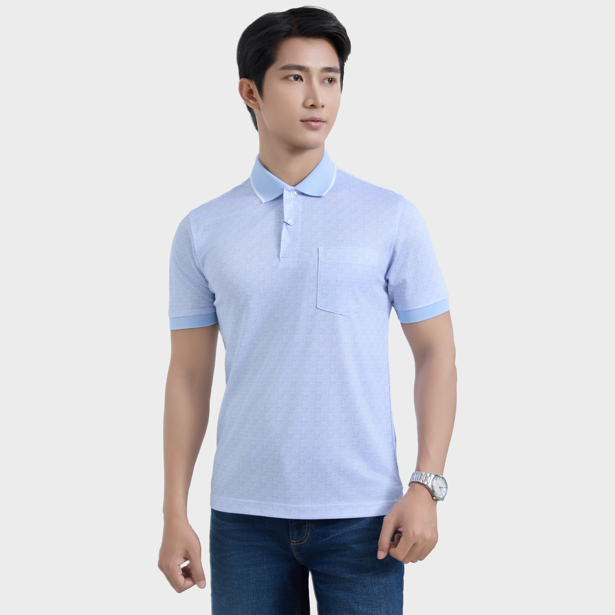  Áo thun nam Polo BELLUNI vải sợi tre cao cấp - AT.BP.BE 111 