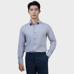  Áo Sơ Mi Nam Dài Tay - Sơ Mi Nam Cao Cấp Belluni Vân Xước, Co Giãn Tốt, Kháng Khuẩn ABD.PMS.BE 239 