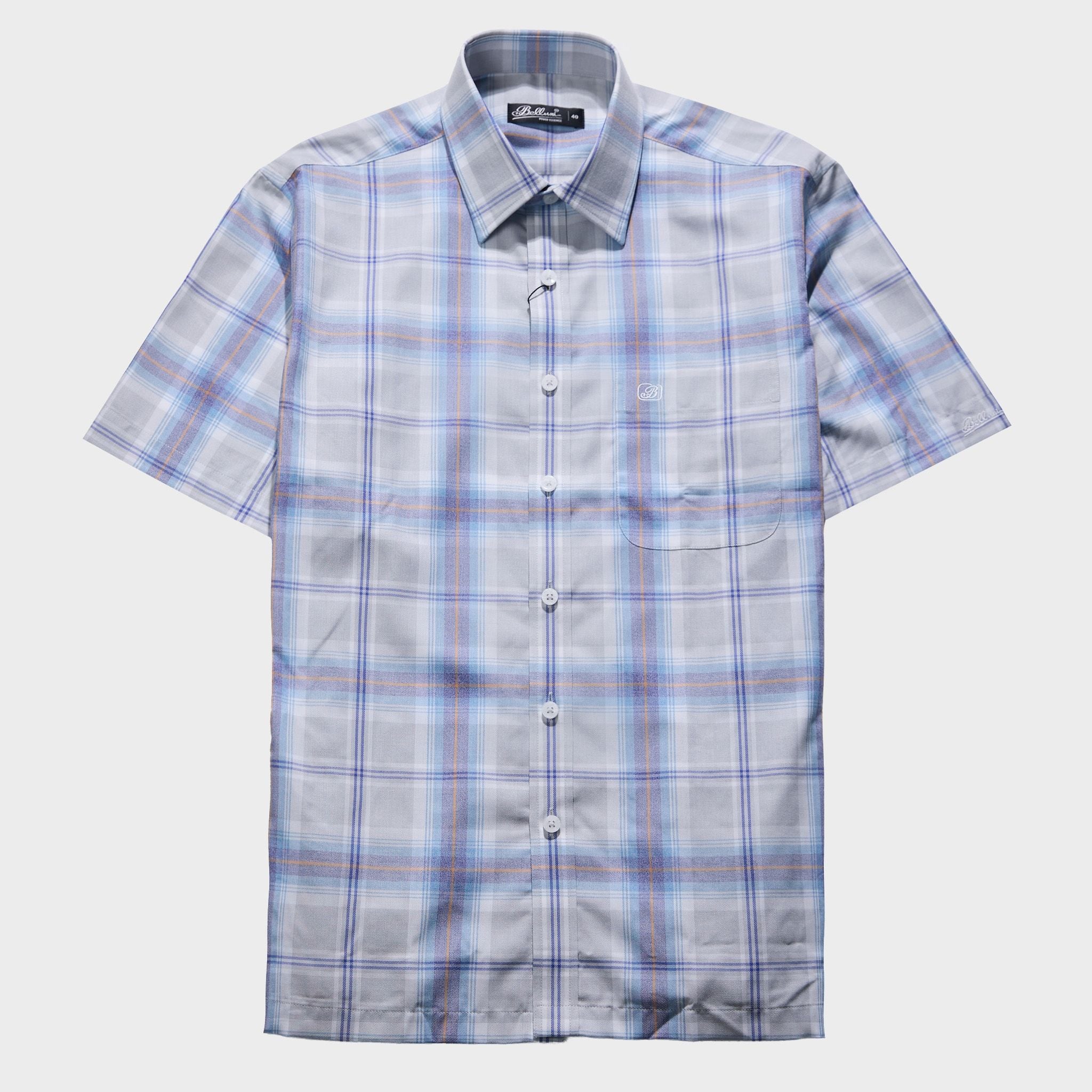  Áo sơ mi nam ngắn tay cao cấp BELLUNI vải sợi tre - ABN.BP.BE 353 