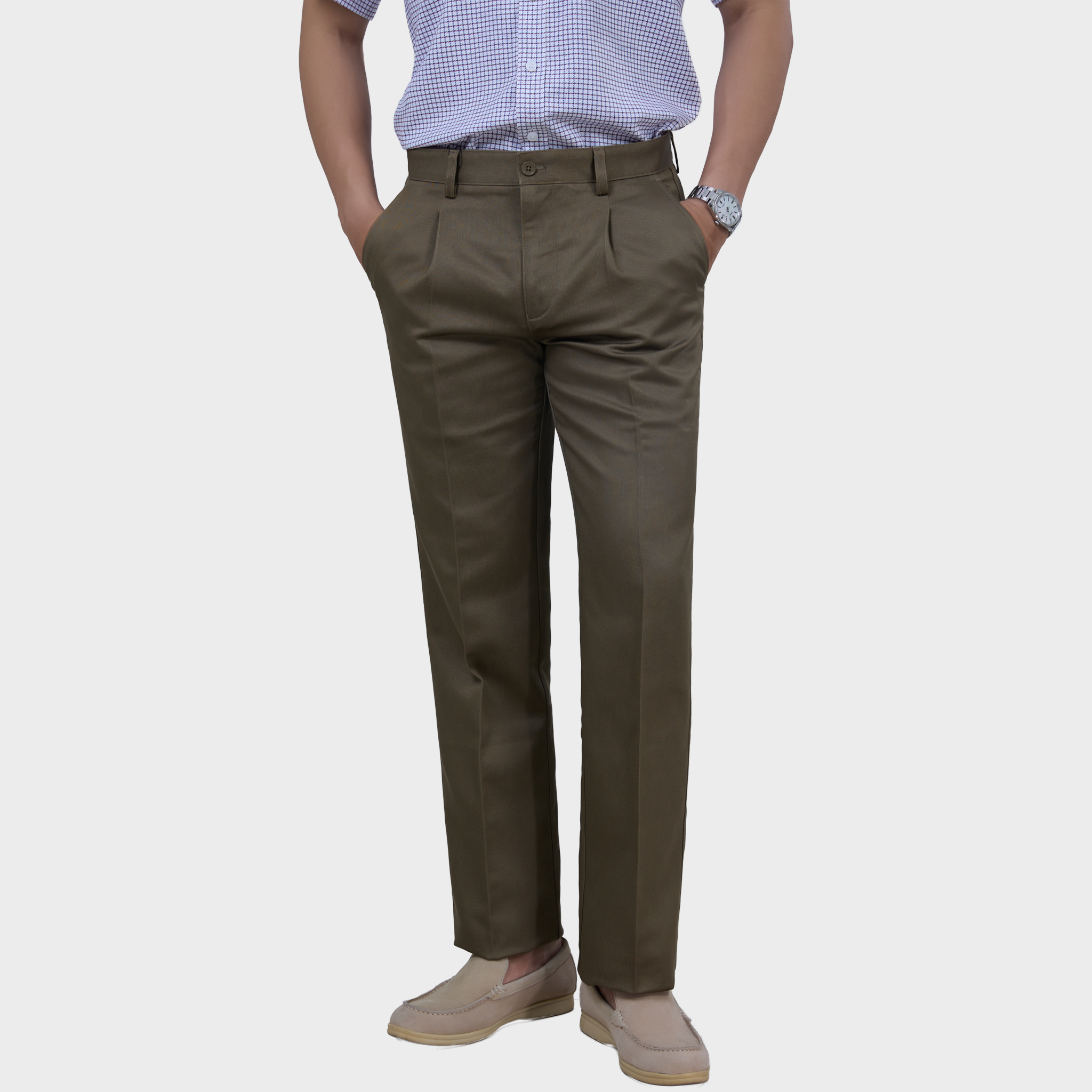  Quần Khaki Nam - Quần Khaki Belluni Cao Cấp Đứng Phom, Co Giãn, Thấm Hút QK1.CTPS.BE 36 