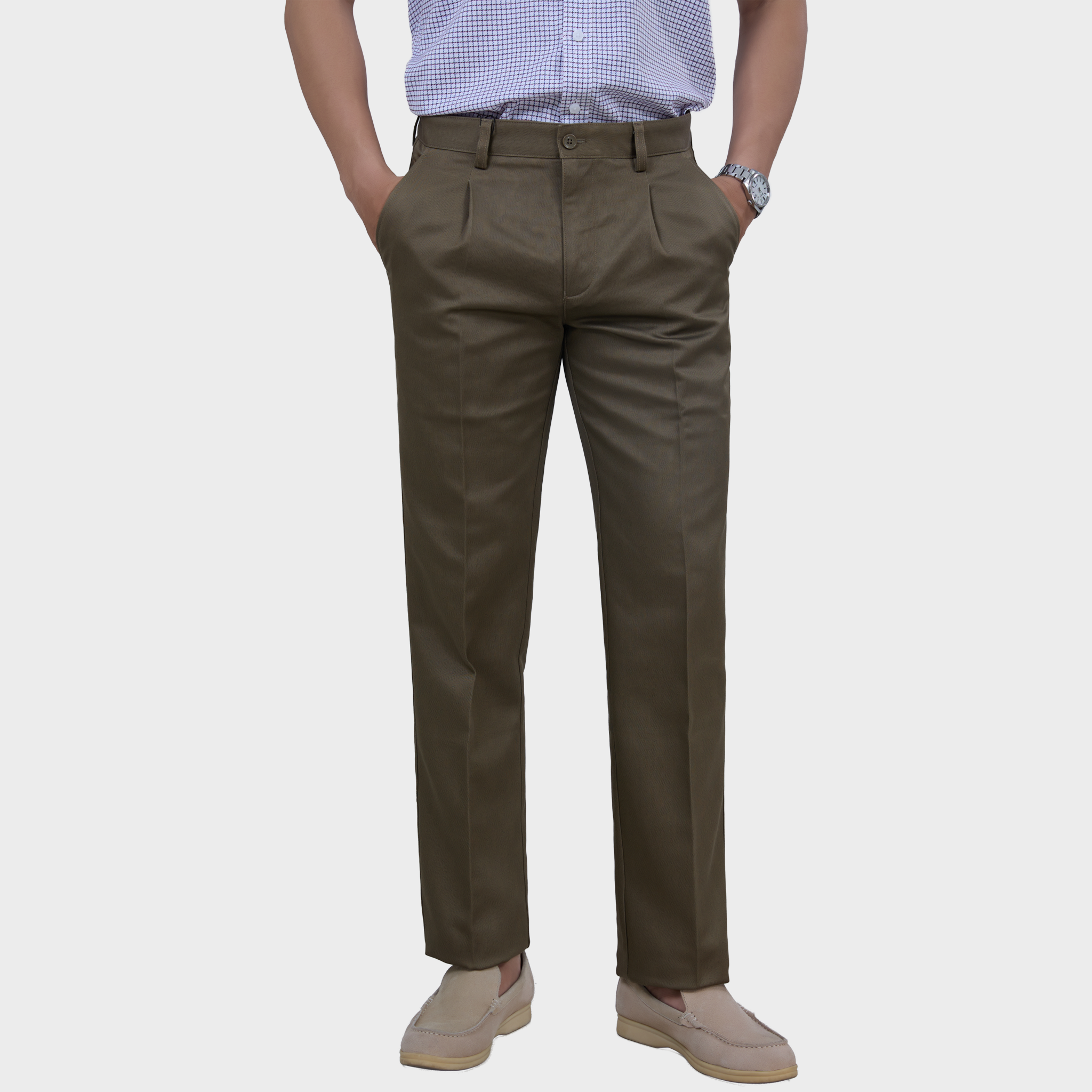  Quần Khaki Nam - Quần Khaki Belluni Cao Cấp Đứng Phom, Co Giãn, Thấm Hút QK1.CTPS.BE 36 