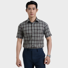  Áo sơ mi nam ngắn tay cao cấp BELLUNI vải sợi tre - ABN.BPS.BE 352 