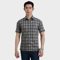  Áo sơ mi nam ngắn tay cao cấp BELLUNI vải sợi tre - ABN.BPS.BE 352 