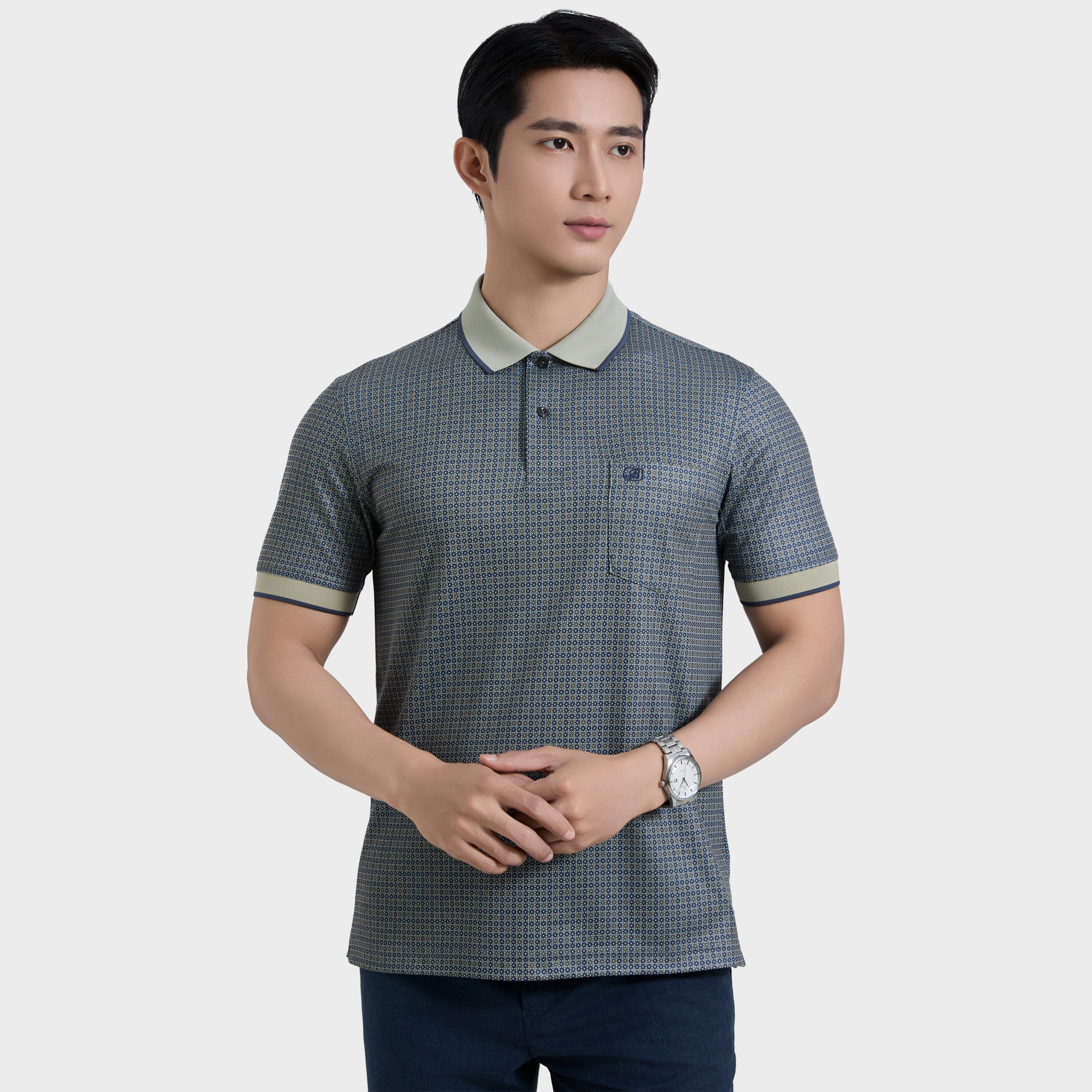  Áo thun nam Polo BELLUNI vải sợi tre cao cấp - AT.BP.BE 106 