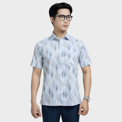  Áo sơ mi nam ngắn tay BELLUNI vải sợi sồi cao cấp - ABN.PMS.BE 338 