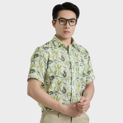  Áo sơ mi nam ngắn tay cao cấp BELLUNI vải sợi tre - ABN.PV.BE 359 