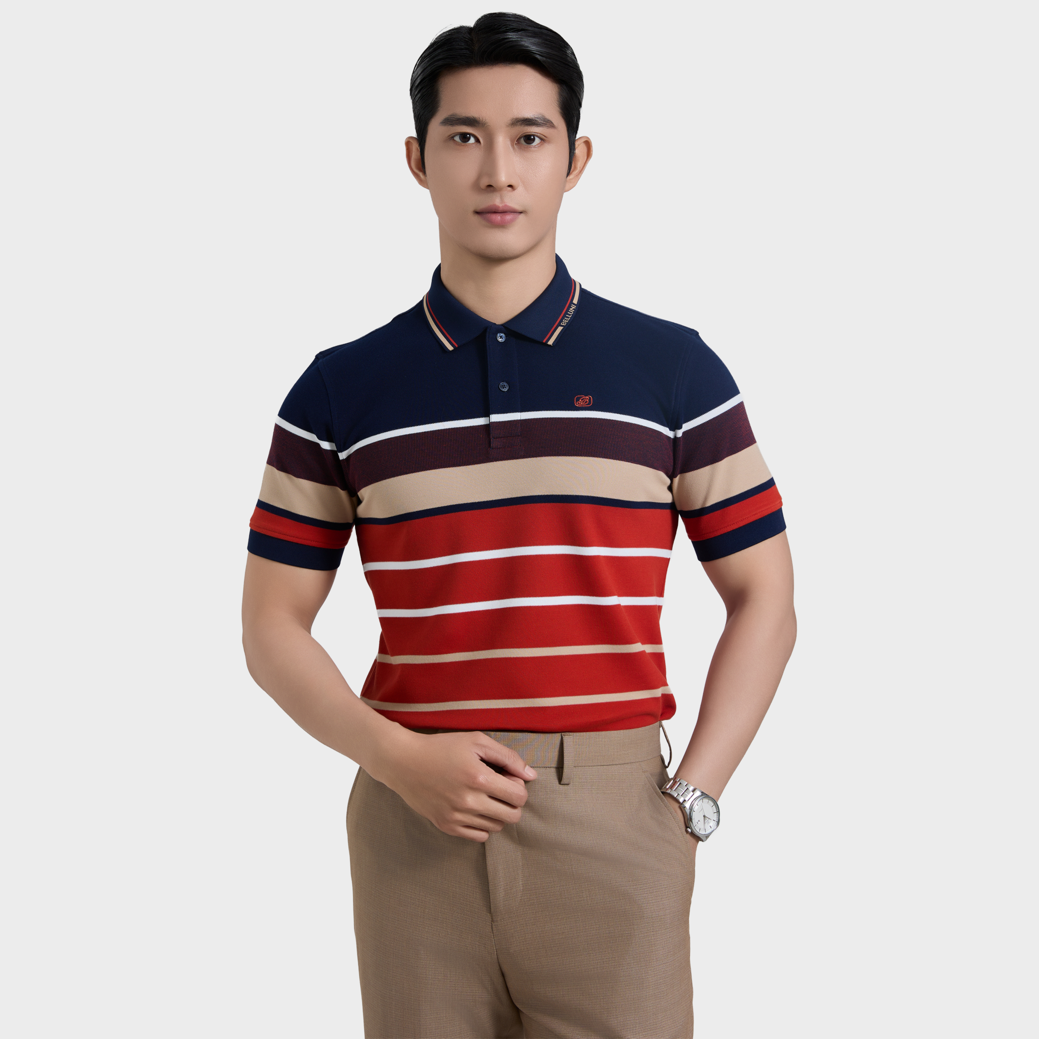  Áo thun nam Polo BELLUNI sợi tổng hợp cao cấp - AT.CP.BE 109 