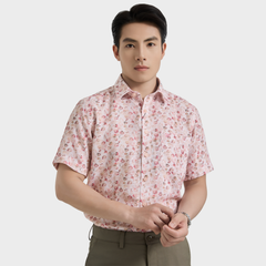  Áo sơ mi nam ngắn tay cao cấp BELLUNI vải sợi tre - ABN.PV.BE 359 