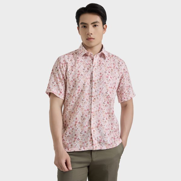  Áo sơ mi nam ngắn tay cao cấp BELLUNI vải sợi tre - ABN.PV.BE 359 