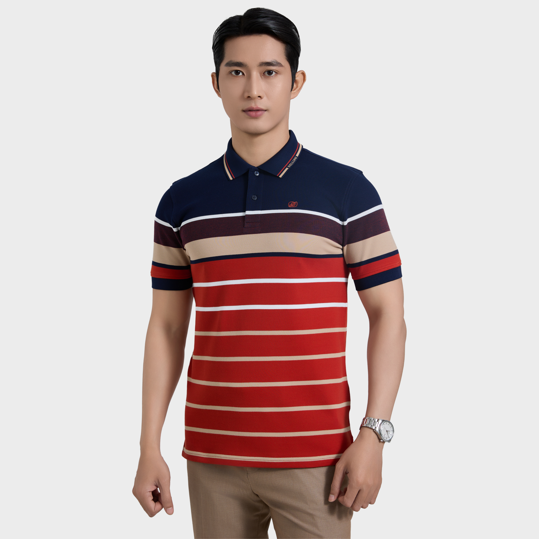  Áo thun nam Polo BELLUNI sợi tổng hợp cao cấp - AT.CP.BE 109 