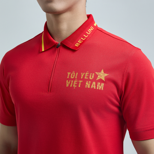  [Phiên bản giới hạn] Áo thun nam Polo Belluni Mừng Quốc Khánh 2/9  AT.PCS.BE 103 