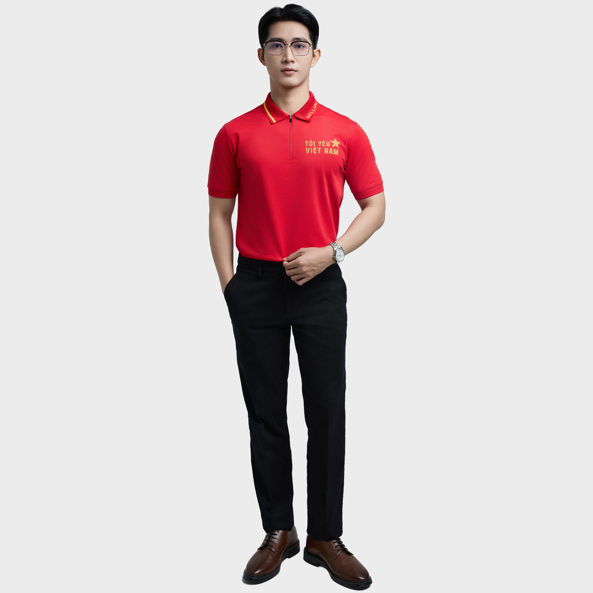  [Phiên bản giới hạn] Áo thun nam Polo Belluni Mừng Quốc Khánh 2/9  AT.PCS.BE 103 