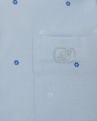 Áo Sơ Mi Nam Ngắn Tay Belluni Họa Tiết Vải Sợi Tre Mềm Mịn Chống Nhăn - ABN.BPS.BE 296 