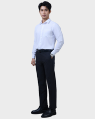 Áo Sơ Mi Nam Trắng Basic Dài Tay Cao Cấp Chống Nhăn Kháng UV - ABD.CR.BE 265 