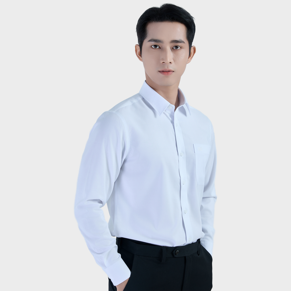  Áo sơ mi nam dài tay BELLUNI vải sợi sồi thoải mái thanh lịch - ABD.PML.BE 222 