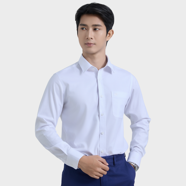  Áo sơ mi nam dài tay BELLUNI vải sợi sồi cao cấp - ABD.PMS.BE 237 