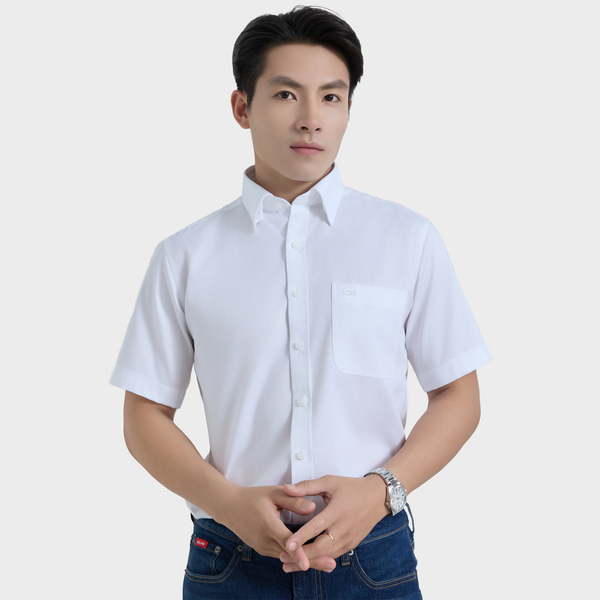  Áo sơ mi nam ngắn tay cotton cao cấp BELLUNI - ANL.CM.BE 10 