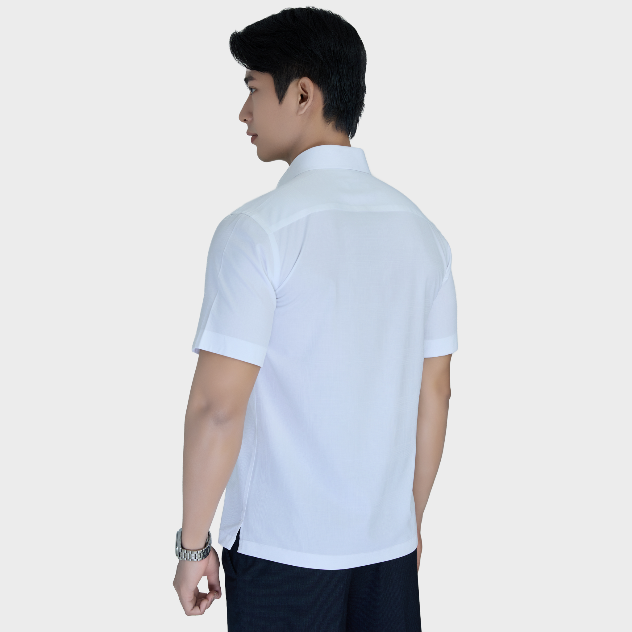  Áo sơ mi nam ngắn tay cao cấp BELLUNI vải sợi tre - ABN.BPS.BE 355 