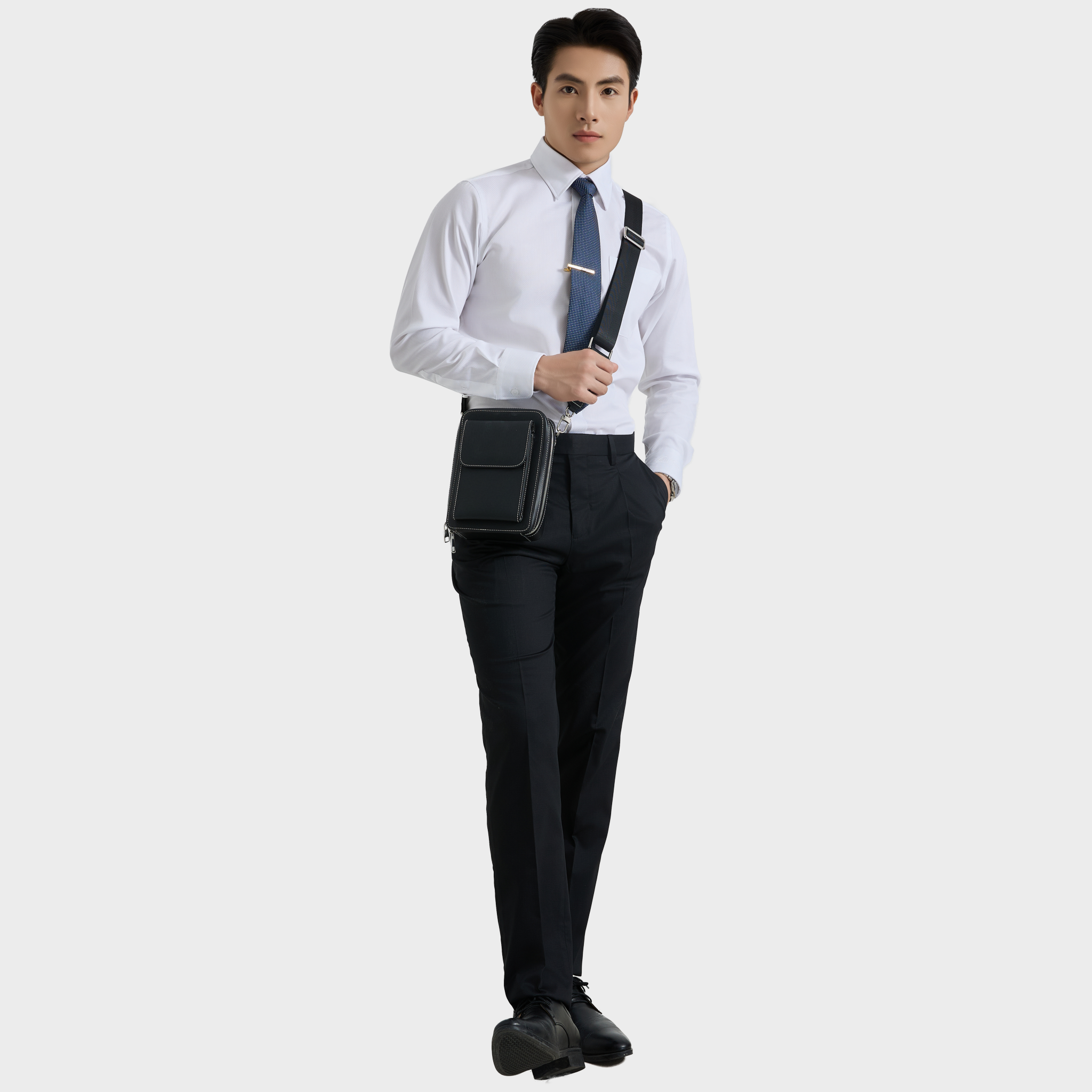  Áo sơ mi nam dài tay vải sợi cotton cao cấp BELLUNI LUXURY - ADL.CM.BE 8 