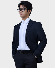  Áo Sơ Mi Nam Trắng Basic Dài Tay Cao Cấp Chống Nhăn Kháng UV - ABD.CR.BE 265 